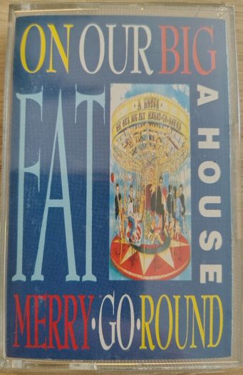 A House - On Our Big Fat Merry-Go-Round Cassette Tape (1988) Indie Alternative Rock EX+