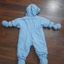 Baby winter all in one suit/onesie 9-15 months Image 3