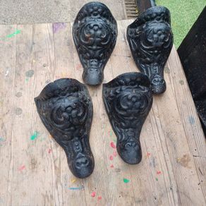 cast iron bath legs
