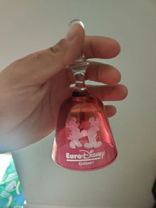 Walt Disney glass bell
