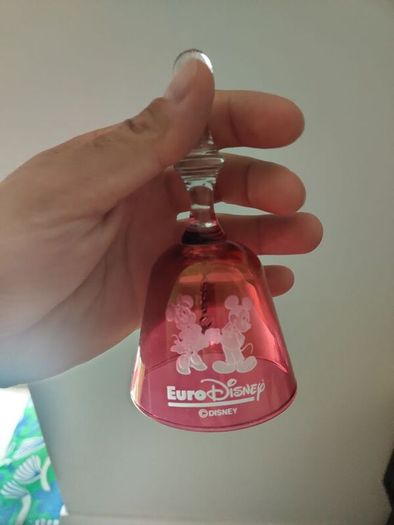Walt Disney glass bell