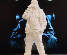 3D Printed Snoop Dogg figurine