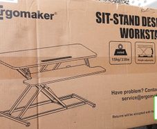 sit stand desk workstation