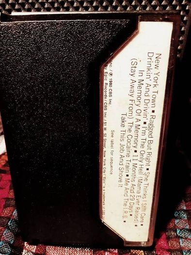 1980. Johnny Paycheck. New York Town. Cassette Tape.