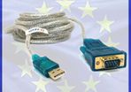 New USB to DB9 Serial Adapter Cable Lead RS232 9 PIN GPS #123