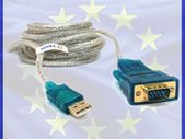 New USB to DB9 Serial Adapter Cable Lead RS232 9 PIN GPS #123