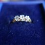 Vintage 9Ct Yellow Gold 375 Cocktail  Ring 1,14g size J Image 4