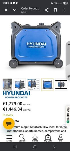 Hyundai generator