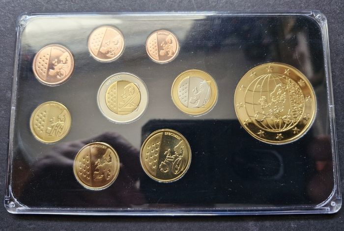 Northern Ireland Rhodium and 24k Gold Plated Specimen Titanic Set 2012 + Proof Medal UNC Only 2,000 Set's