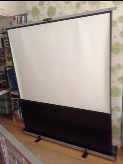 Projector screen 200cm freestanding