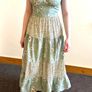 Green Floral Patchwork Maxi Dress - Size  M / 38 / 10 Image 2