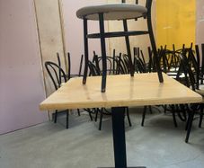 Catering tables and chairs