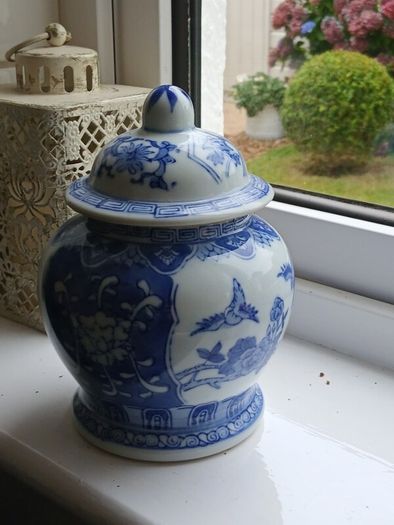 Small Chinese Blue and White Ginger Jar