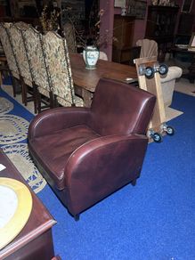 art deco arm chair