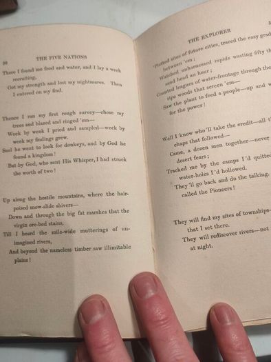 4x Early Rudyard Kipling Hardback Novels