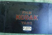 Vintage Wooden board with an Inscription Film Kodak Tank