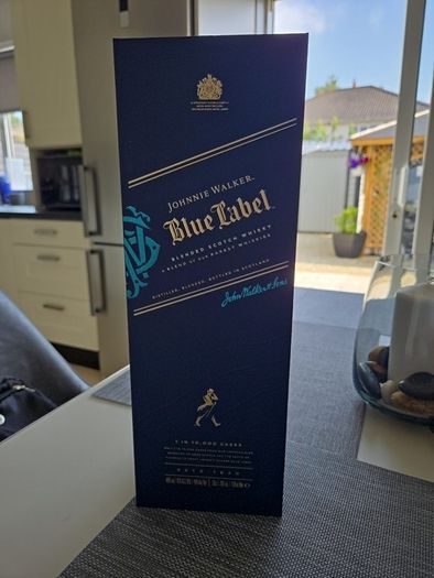 Johnny Walker blue bottle