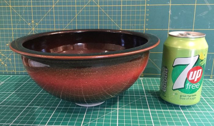 Louis Mulcahy Large Smoilin Design Fruit/Salad/Pasta Serving Bowl