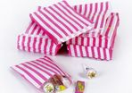 Job Lot 1000 sweet bags stripe bags ideal for candy weddings parties candy cart shop small retails and sweet shops SIZE 5x7 inches ANY color