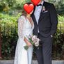 Greta Constantine Wedding Dress with Cape Image 4