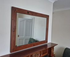 mirror large solid wood