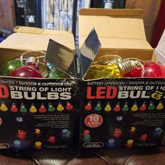 2 Sets of Battery LED Bulbs