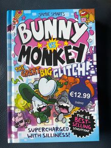 Bunny vs Monkey the Great Big Glitch hardback brand new kids book