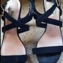 Dune Black Strappy Heels Image 3