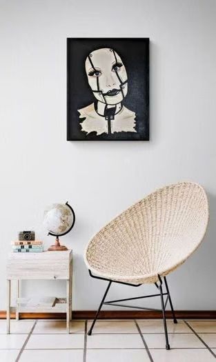 Original hand paint picture, acrylic painting by Strzala
