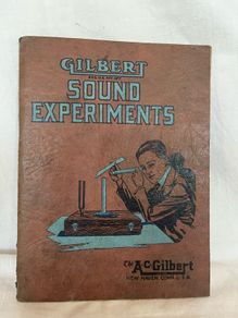 Gilbert sound experiments, a new and fascinating play for boys, collectible book