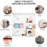 2 White Wall Retractable Laundry Drying Racks (120cm) Image 6