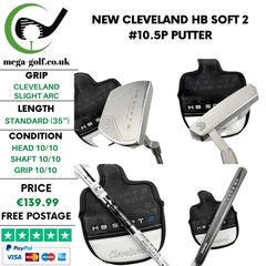New Cleveland HB Soft 2 #10.5P Putter / 35