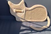 Cat shaped Cat scratch post