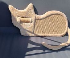Cat shaped Cat scratch post