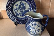 Chinese Wall plate &amp; Victoria water jug