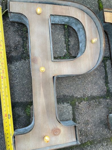 4 Illuminated Letters