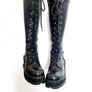 Vintage New Rock Knee-high boots Size 39 Image 5