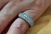 Sterling Silver Ring - Size L - Stamped for Silver (S80)