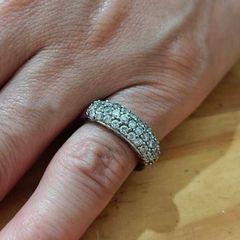 Sterling Silver Ring - Size L - Stamped for Silver (S80)