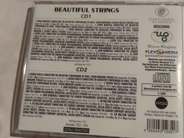 New Beautiful Strings Double Cd