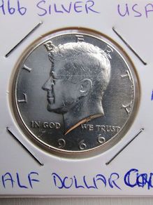 Usa 1966 Silver Half Dollar Coin High Grade Free Standard Postage Included