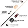 Pool Cue,Pool Cues Set of 2 Pool 58" Cue Sticks Pool Cues Adult Canadian Maple Wood Cue Stick Pool Cues Adult for Professional Billiard Players MULTIPLE OPTIONS AVAILABLE (FREE POSTAGE) Image 2