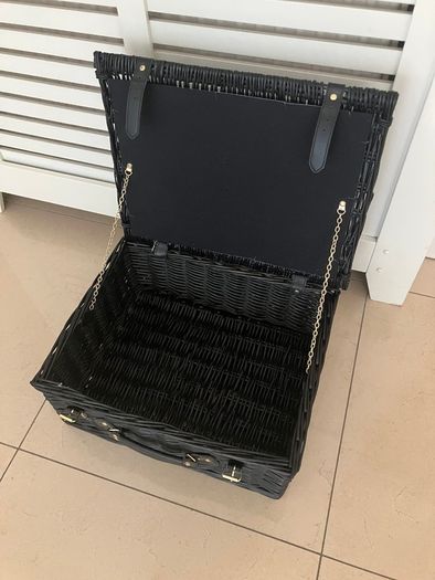 New Black Willow Storage / Hamper Basket