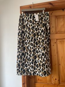 Sfera animal print skirt