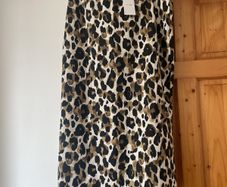 Sfera animal print skirt