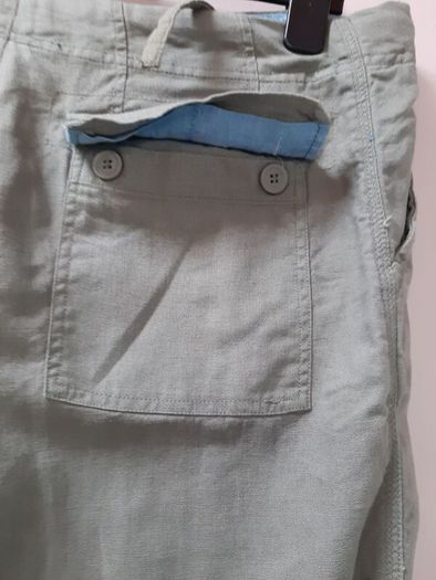 New linen/cotton trousers with tag
