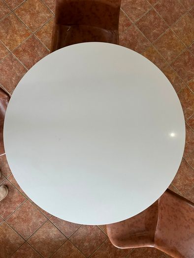 High Round Marble table and chairs