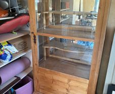 Antique solid wood cabinet