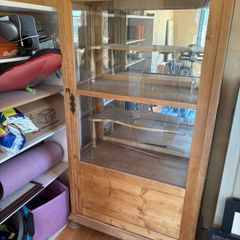 Antique solid wood cabinet