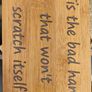 Handmade wooden wall plaques Image 2